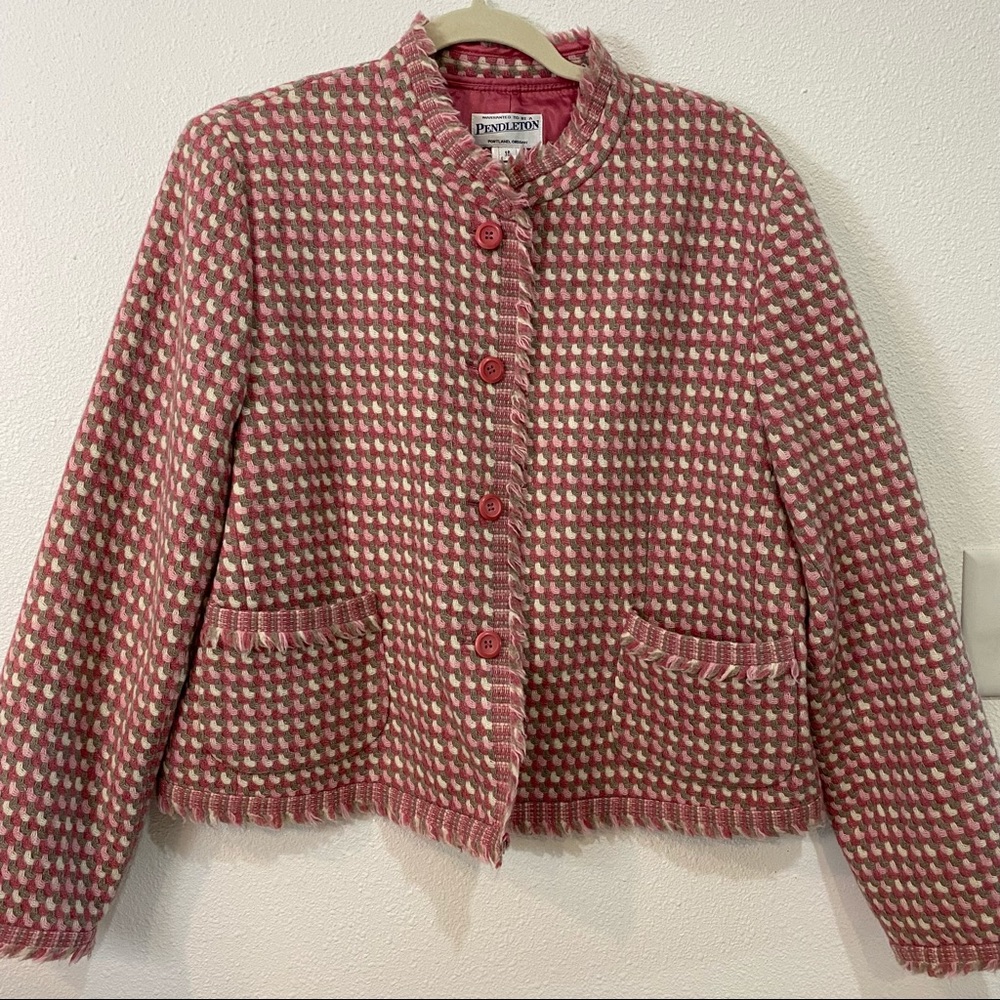 Pendleton Wool Short Blazer - image 1